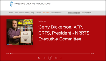Listen to DRRP CRT Team Member Gerry Dickerson, ATP, CRTS, on Talk Rehab with Bill Noelting