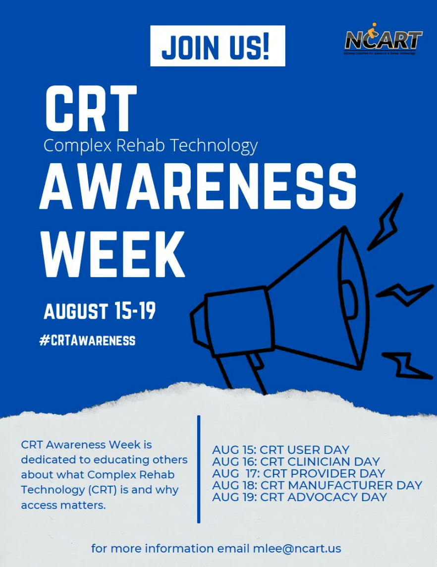 Complex Rehabilitation Technology (CRT) Awareness Week