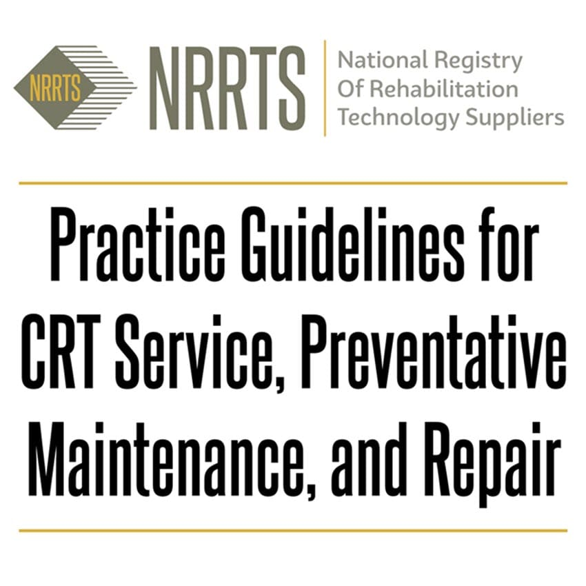 Practice Guidelines for CRT Service, Preventative Maintenance and Repair